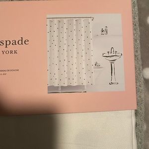 NWT-Kate Spade- Deco Dot shower curtain